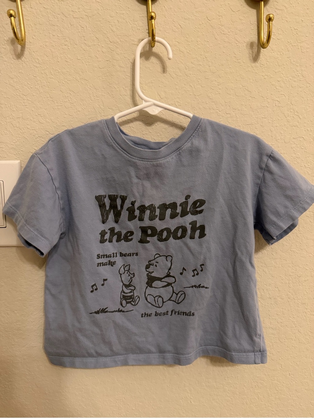 Disney Light Blue Winnie the Pooh Graphic Tee
